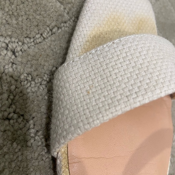 Halston Heritage cream slip on sandals size 8 - Picture 11 of 12